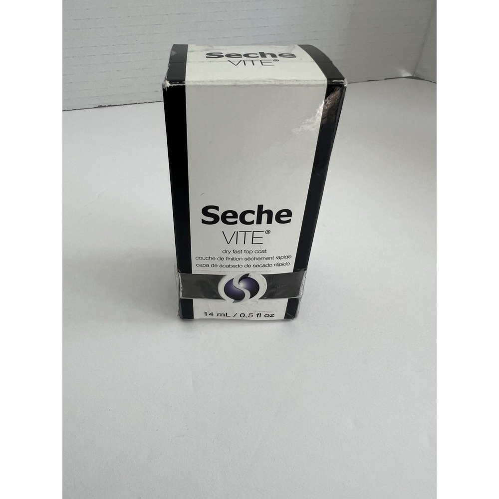 Seche Vite Dry Fast Top Coat 0.5oz New in box - Made in USA